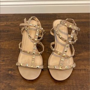 Lulus studded heel sandals